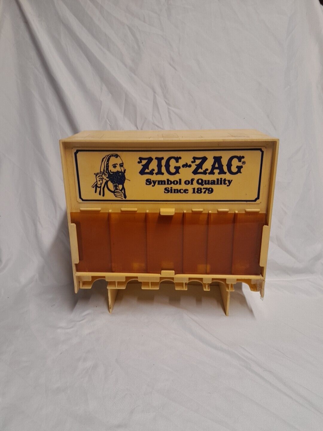 VINTAGE ZIG ZAG ROLLING PAPER DISPENSER 6 Slot