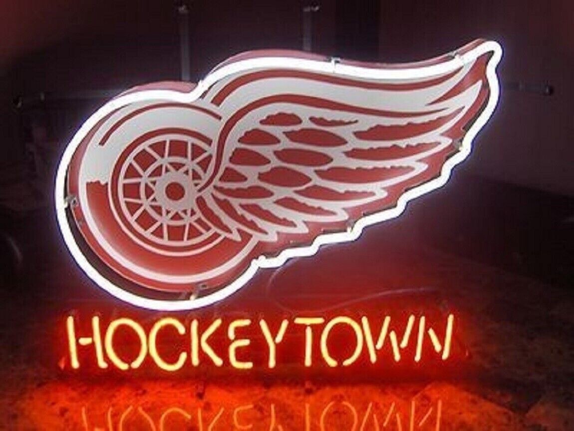 Detroit Red Wings Hockey Town Neon Sign 20\