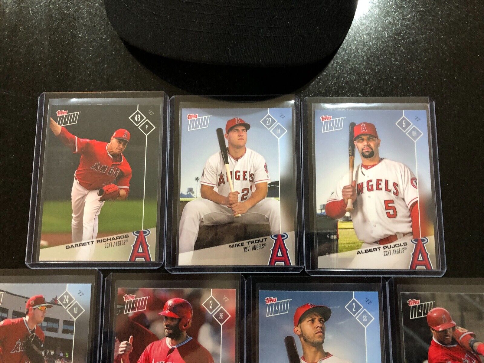 2017 TOPPS NOW LOS ANGELES ANGELS ROAD TO OPENING DAY TEAM SET 85 print run