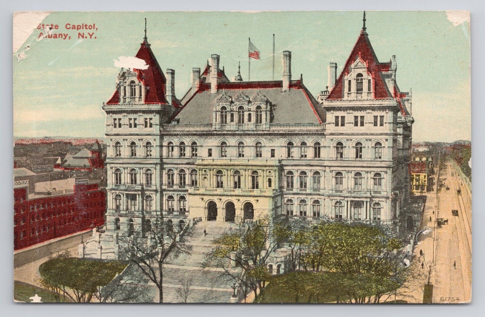 State Capitol Albany New York c1910 Antique Postcard