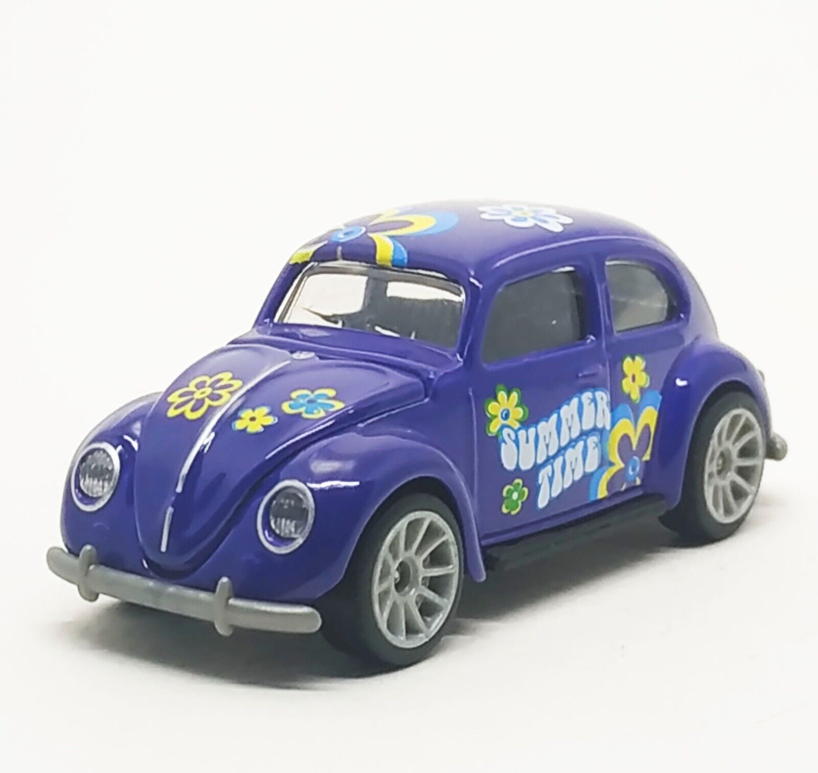 Majorette Volkswagen Vintage Beetle Purple - Summer Time 1:64 3\