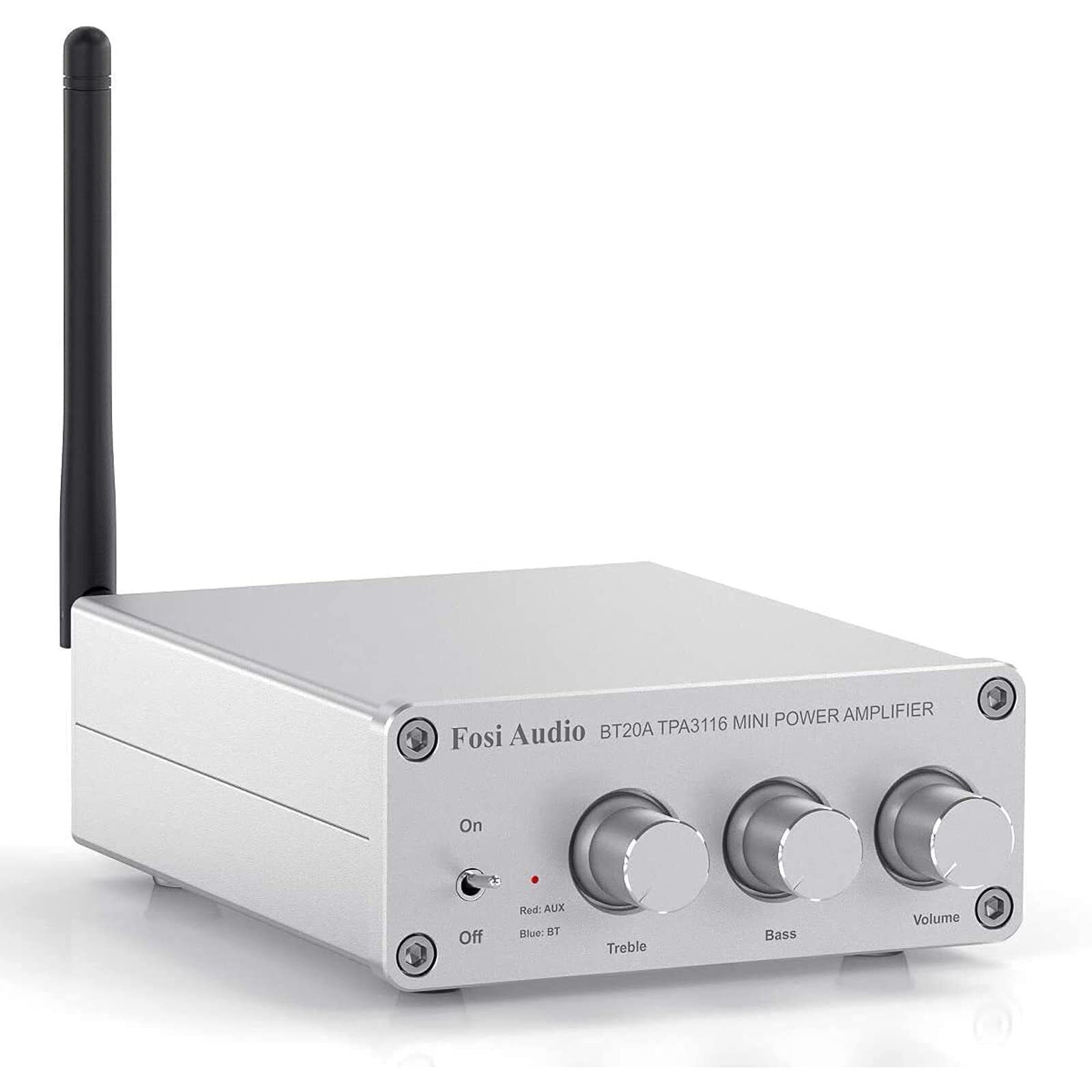 Fosi Audio Bt20A-S 200W Bluetooth 5.0 Amplifier Stereo Audio Amplifier 2 Channel