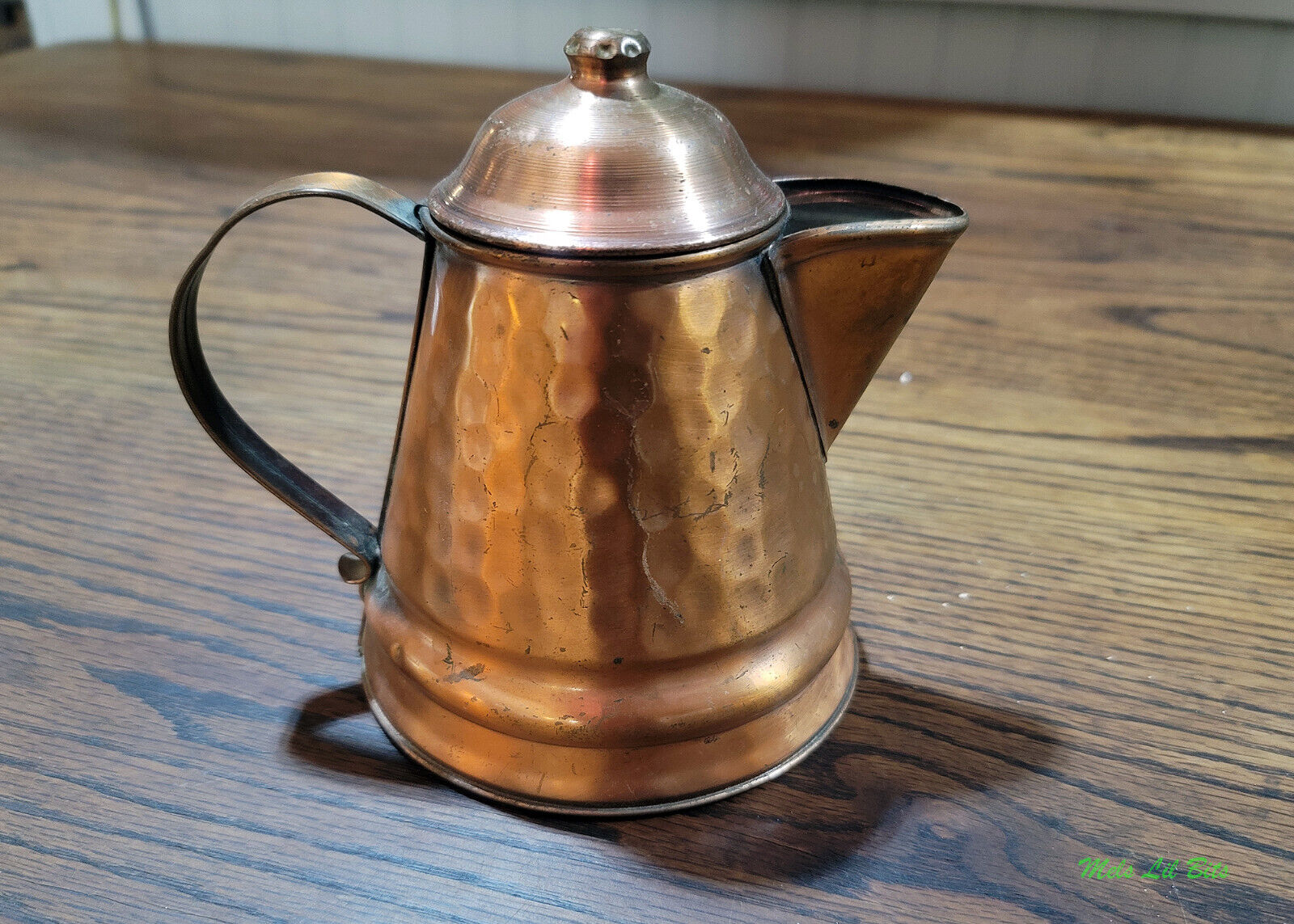 Vintage Gregorian Hammered Copper Coffee Pot