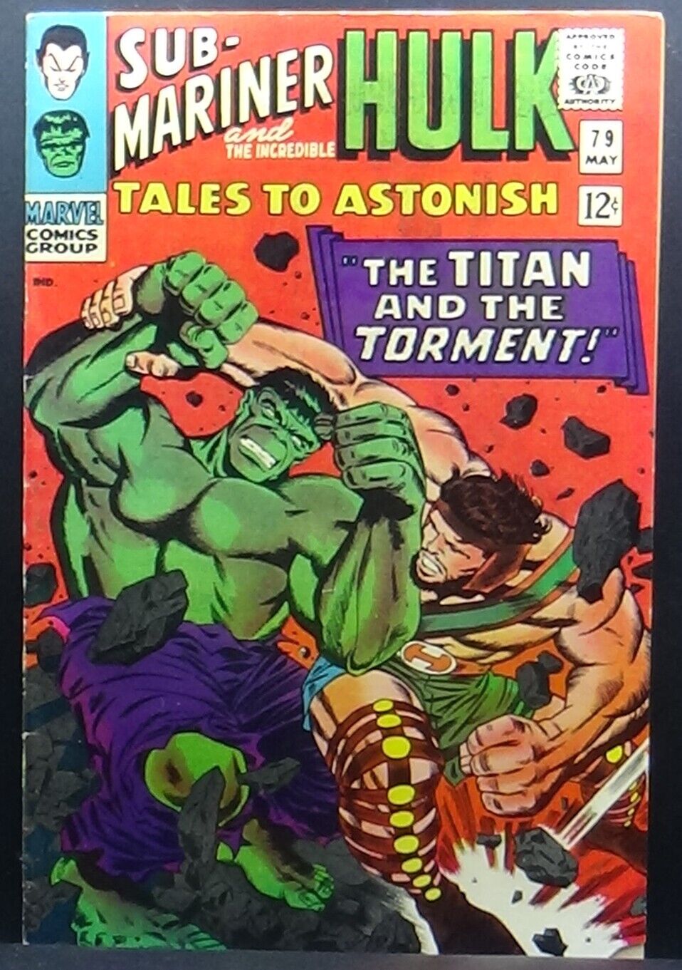 TALES TO ASTONISH #79 VF 7.5-8.0 FIRST HERCULES VS HULK (COVER) CLASSIC ISSUE