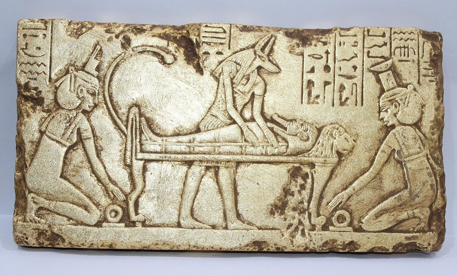 RARE ANCIENT EGYPTIAN ANTIQUE PHARAONIC ANUBIS Lord of Mummification Stella (A+)