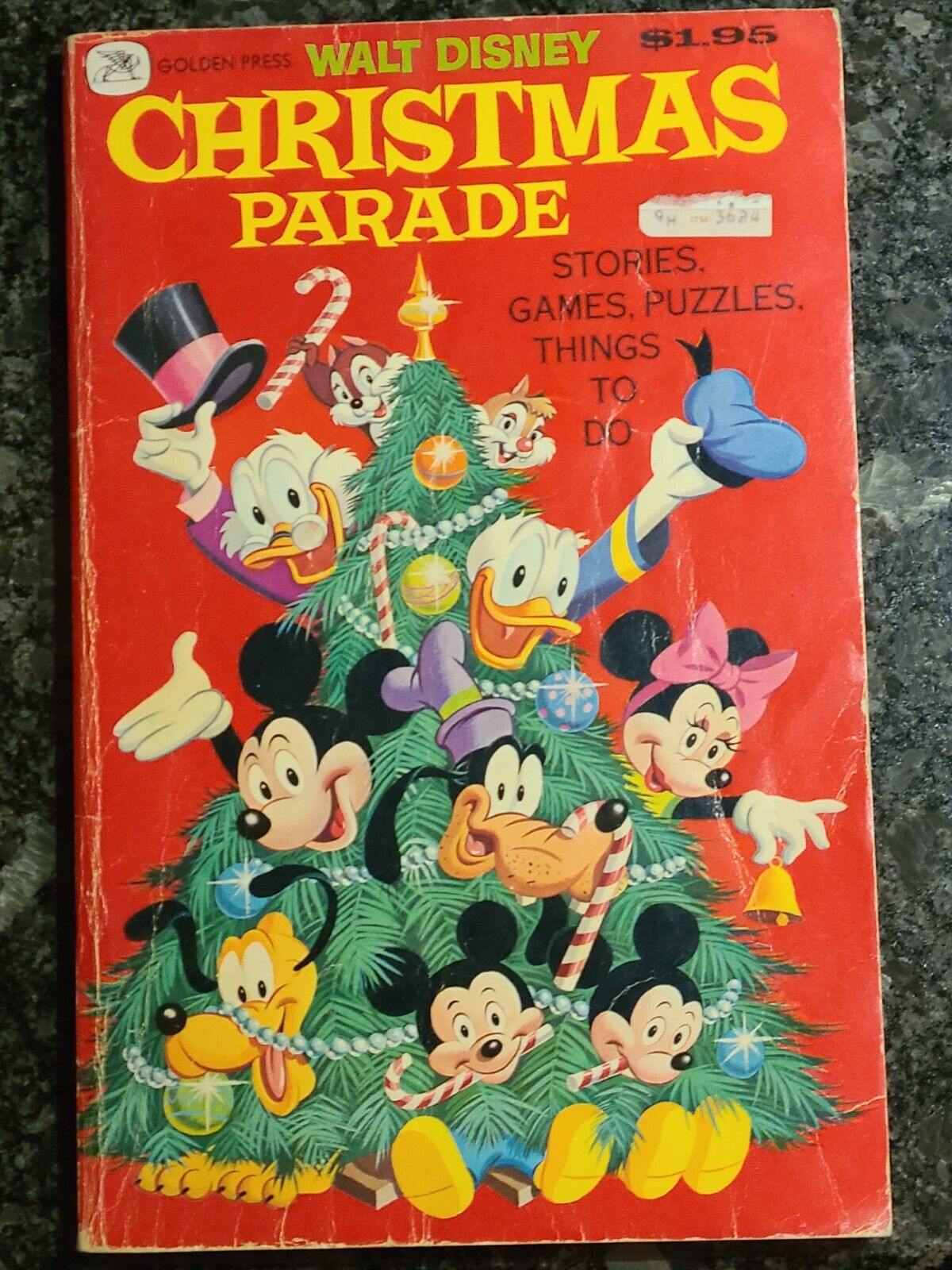 WALT DISNEY CHRISTMAS PARADE-with Stories, Games, Puzzles Golden Press 1977