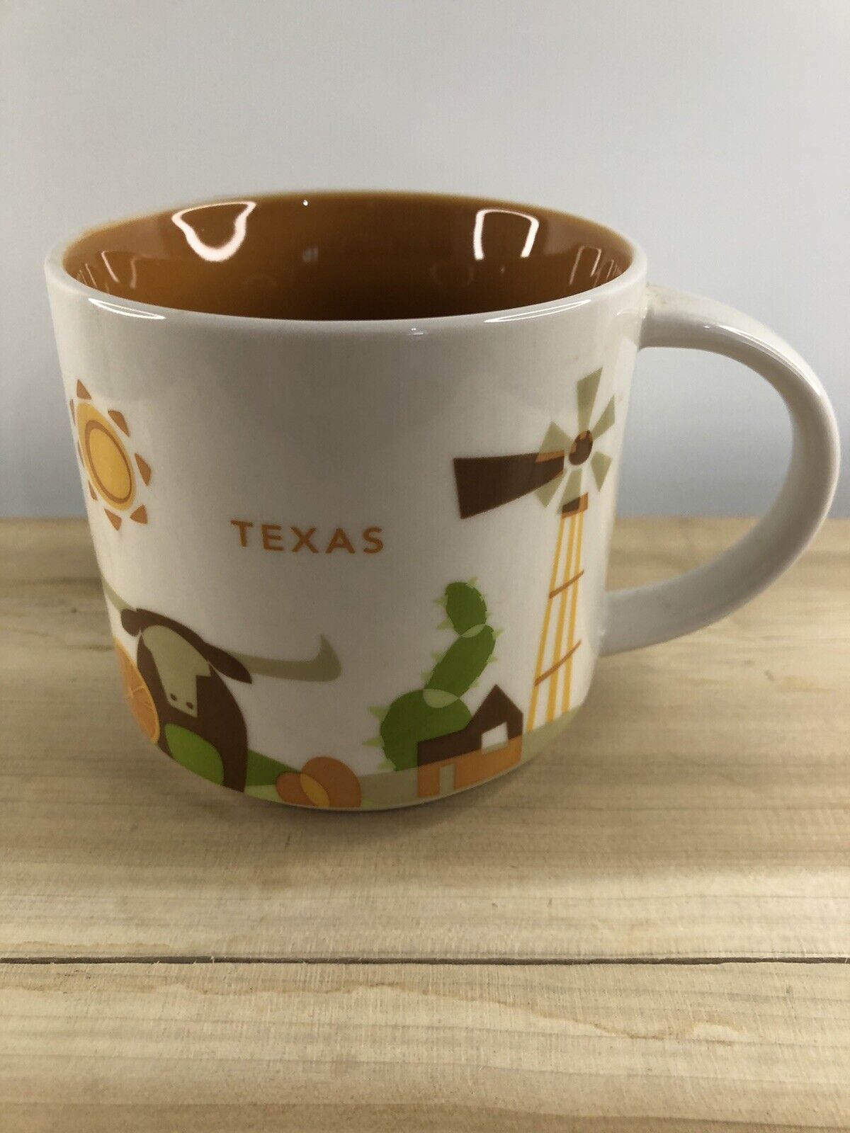 Starbucks 2015 Texas You Are Here Mug 14 oz Coffee Cup Tea Collection w/ SKU