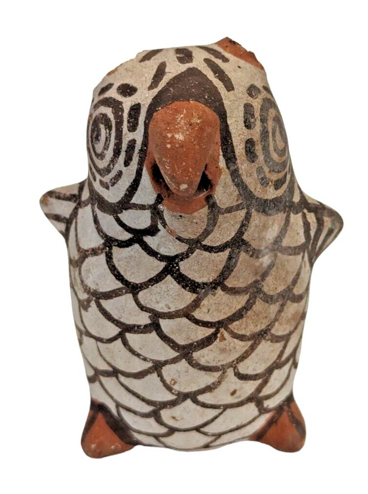 Rare Vintage ZUNI Pottery Owl