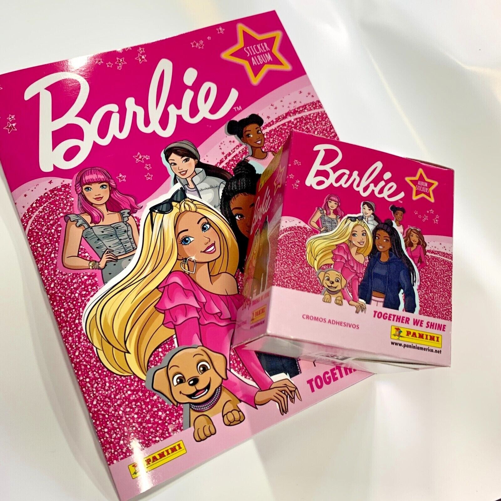 PANINI 2023 BARBIE CORE COLLECTION PAPERBACK ALBUM + STICKERS ASSORTED OPTIONS.
