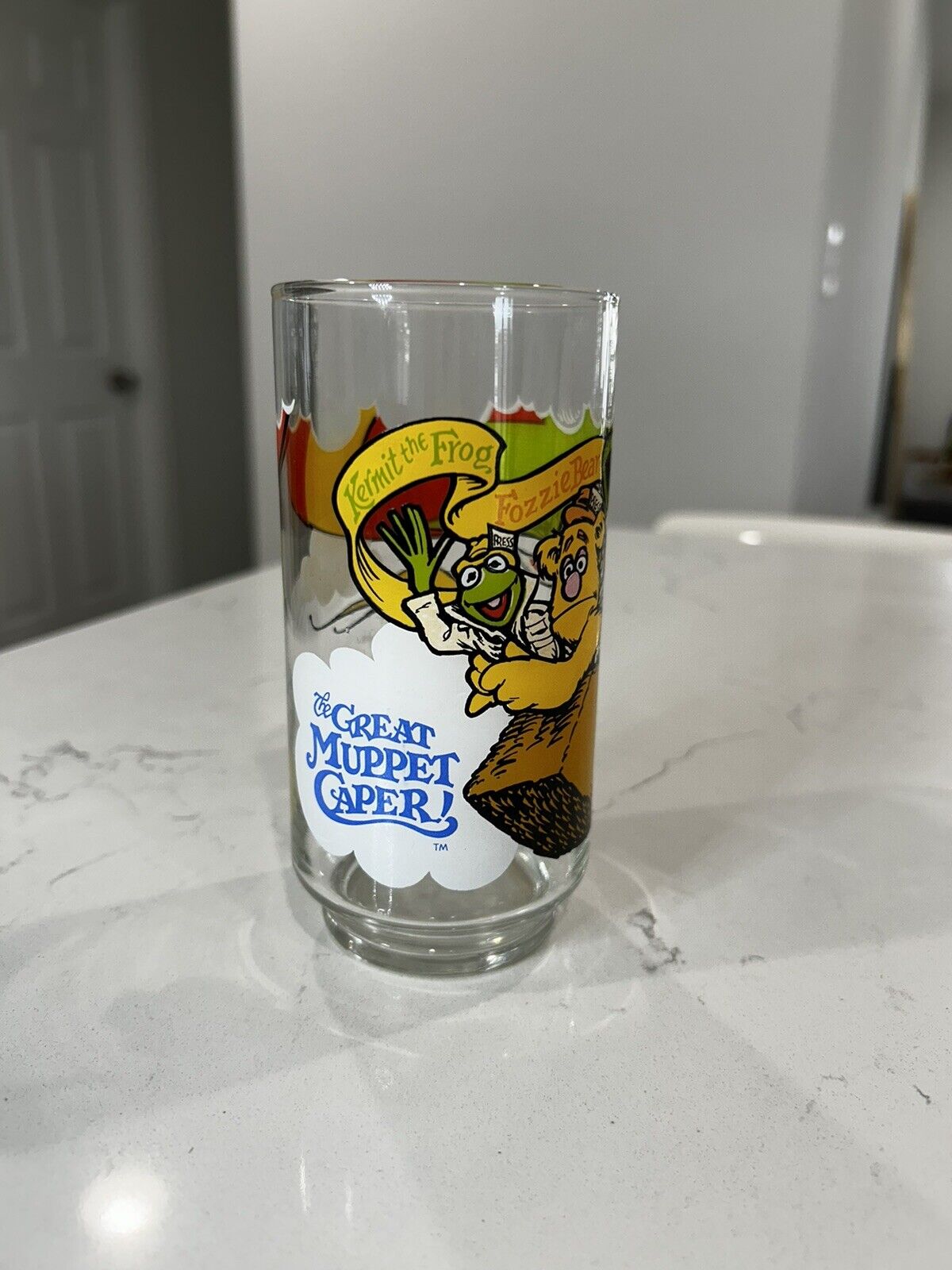 The Great Muppet Caper Glass Cup Kermit 1981 Vintage McDonald’s