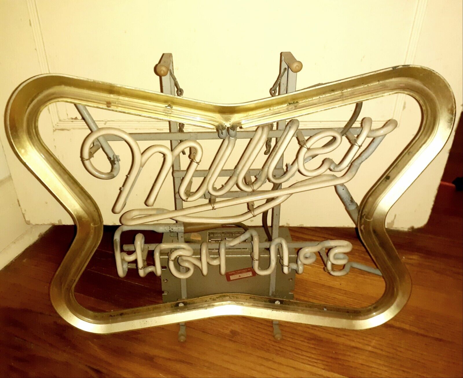 Vintage Miller High Life Soap Creek Beer Neon Light Bar Sign Parts READ Descrip