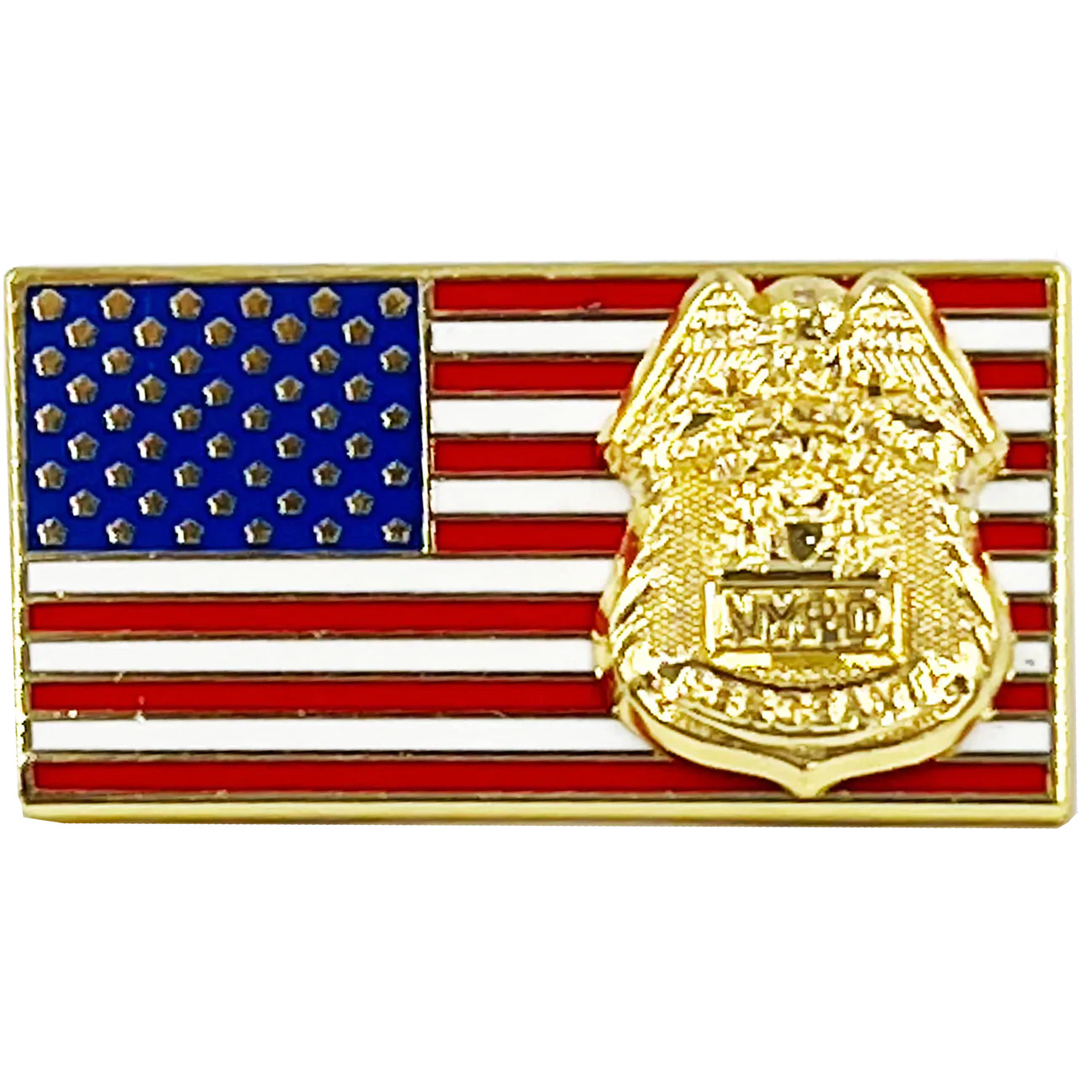 New York Police Department Sergeant American Flag Pin USA NYPD SGT BFP-004 P-160