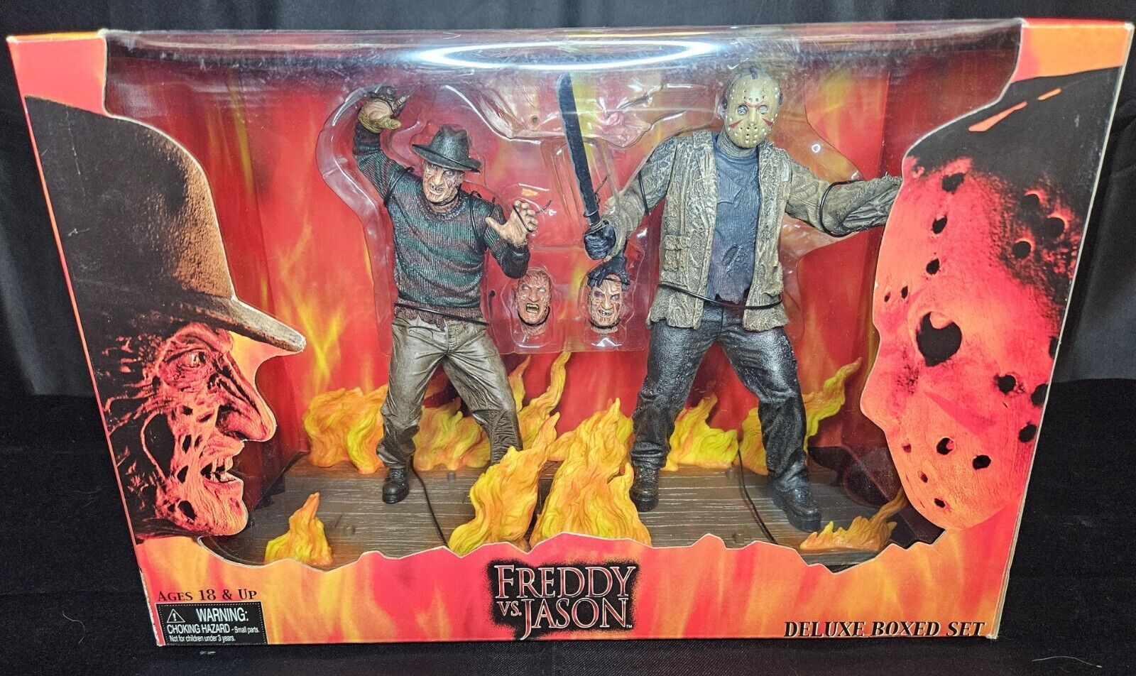 Freddy vs Jason SEALED VINTAGE Box Set NECA 2004 Cult Classic Horror Icons NIB