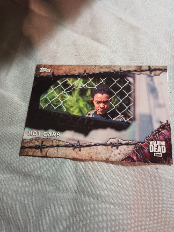 Collectible 2017 Topps The Walking Dead Hot Cars Green Parallel  Sasha
