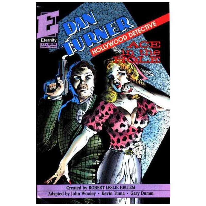 Dan Turner: Hollywood Detective: Ace in the Hole #1 in VF. Malibu comics [k*