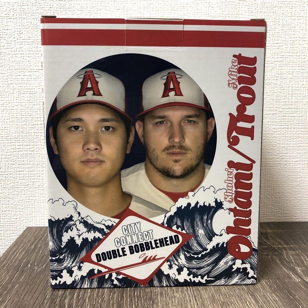 MVP  Shohei Otani ✖️ Mike Trout DOUBLE Bobblehead from promotional game