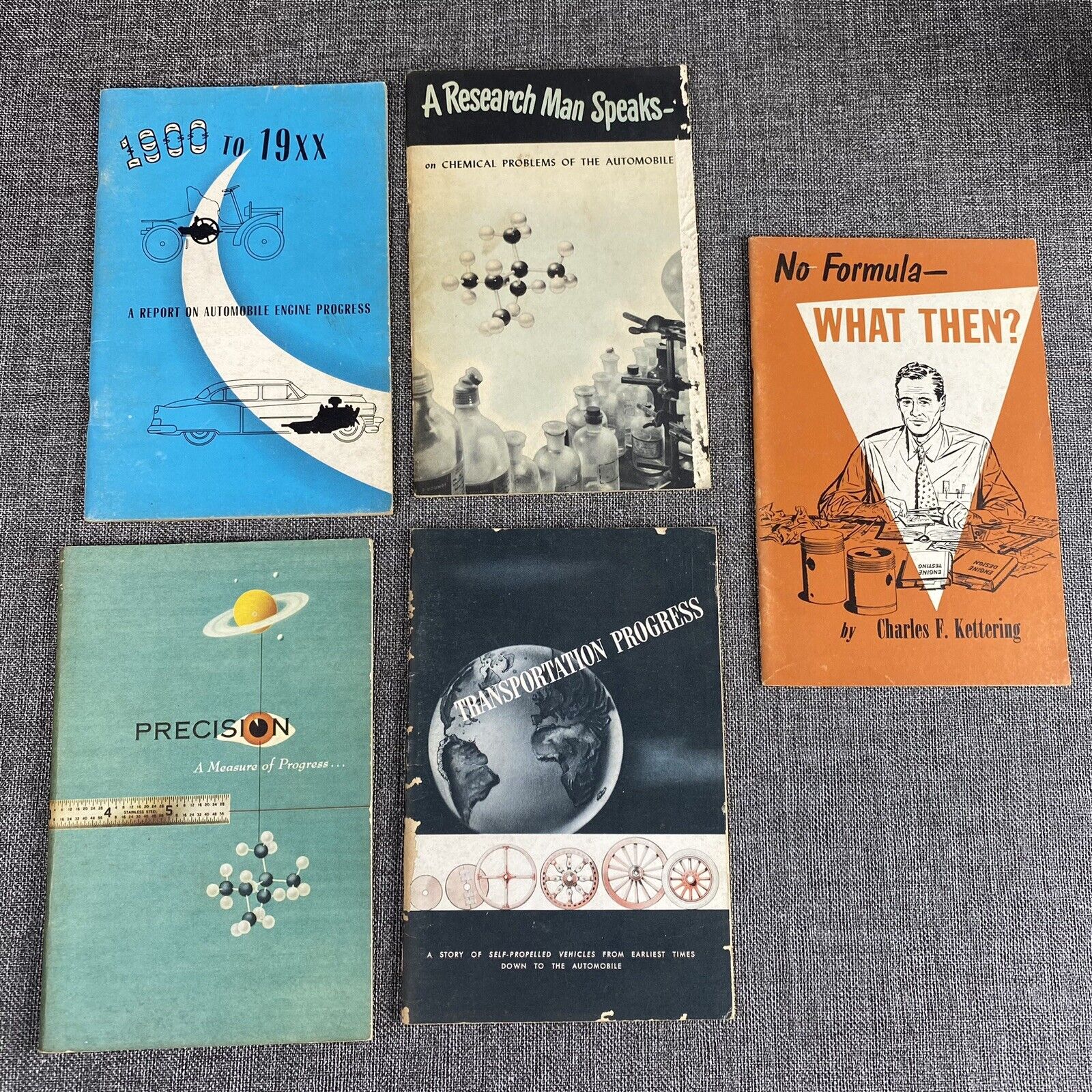 Vintage 1950's GM General Motors Technical Bulletins/Booklets lot of 5