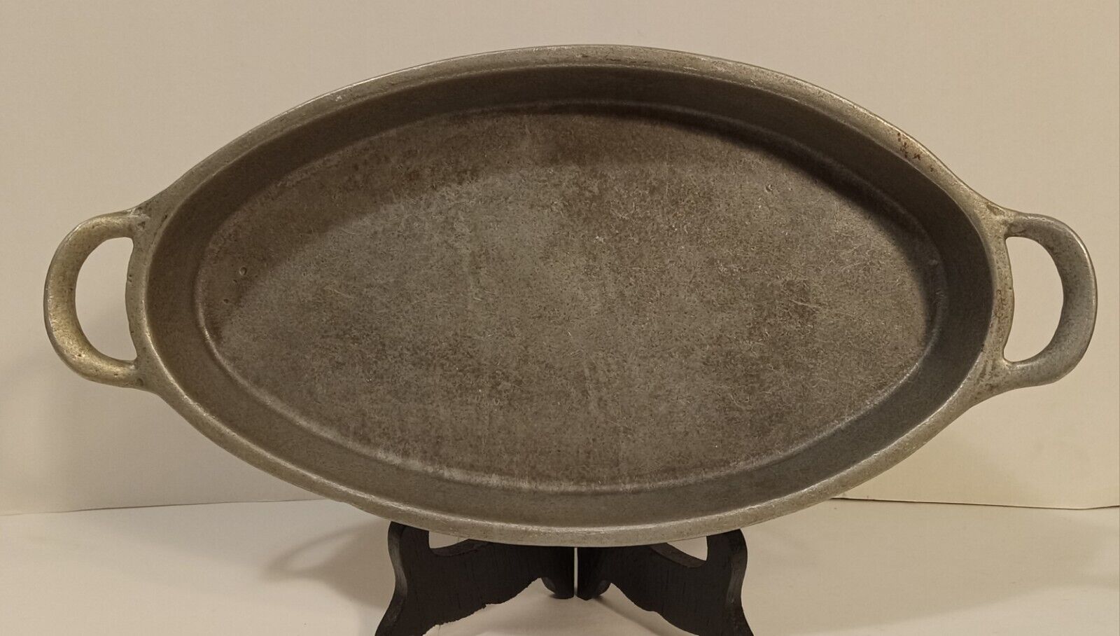 Vintage Carson Pewter Handled Serving Tray