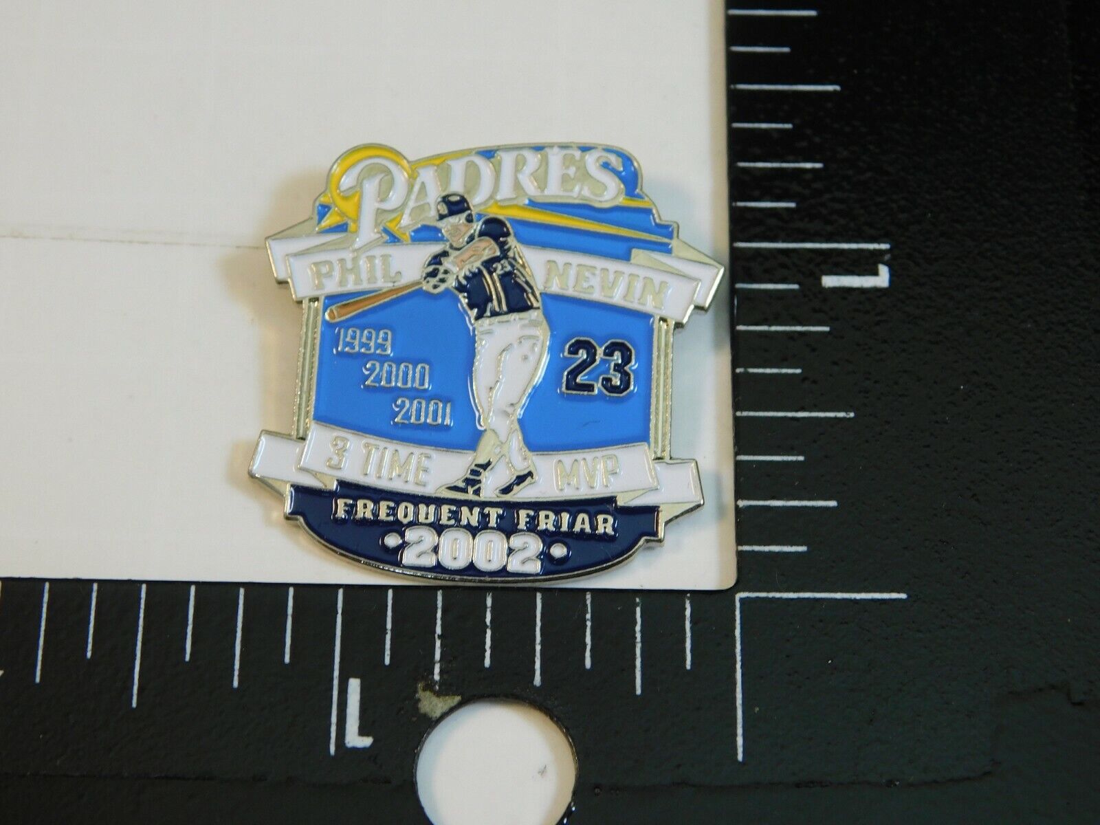 MLB BASEBALL SAN DIEGO PADRES PHIL NEVIN #23 3 TIME MVP FREQUENT FRIAR PIN