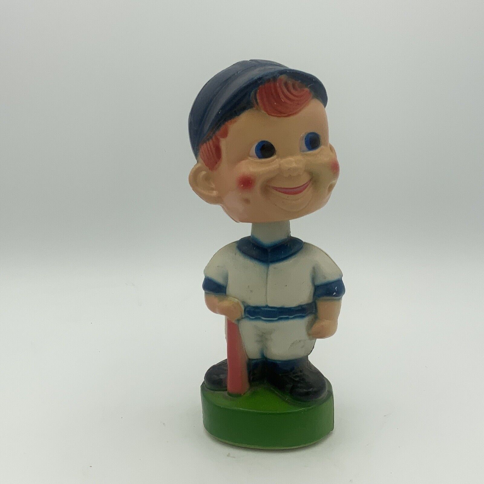 Vintage Smiling Bobblehead Baseball Player