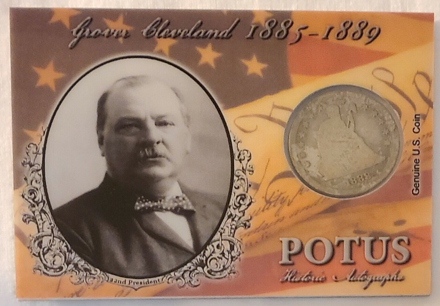 2018 Grover Cleveland #2/11 1888 Quarter Dollar POTUS Historic Autographs SSP