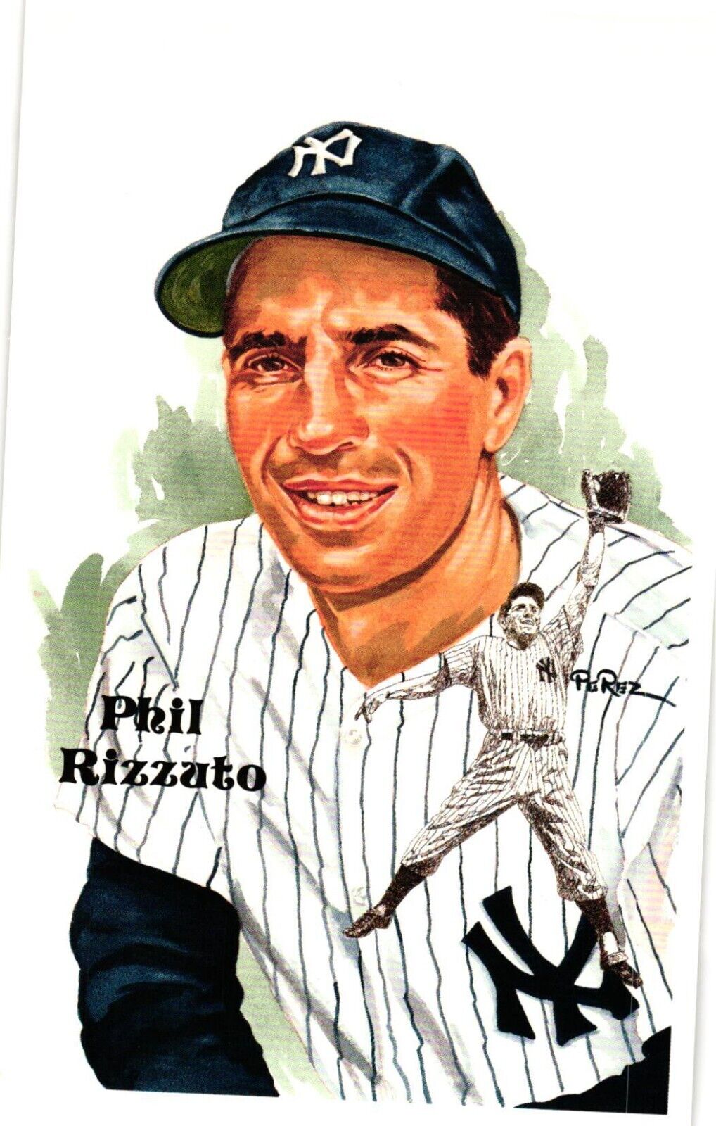 Phil Rizzuto 1980 Perez-Steele Baseball Hall of Fame Limited Edition Postcard