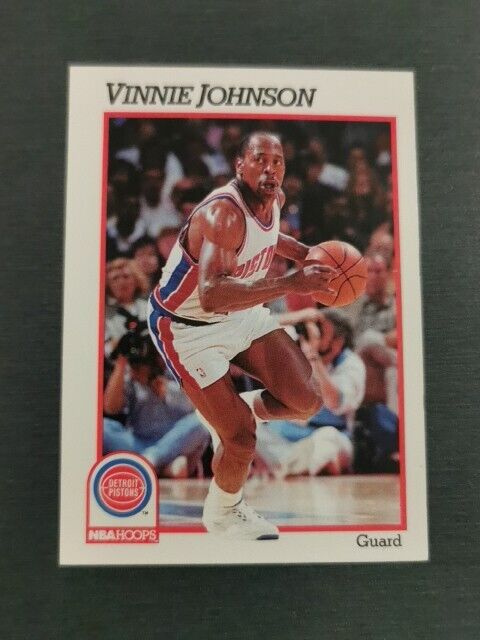 1991 NBA HOOPS Vinnie Johnson Detroit Pistons Come Visit My NBA Cards Store 