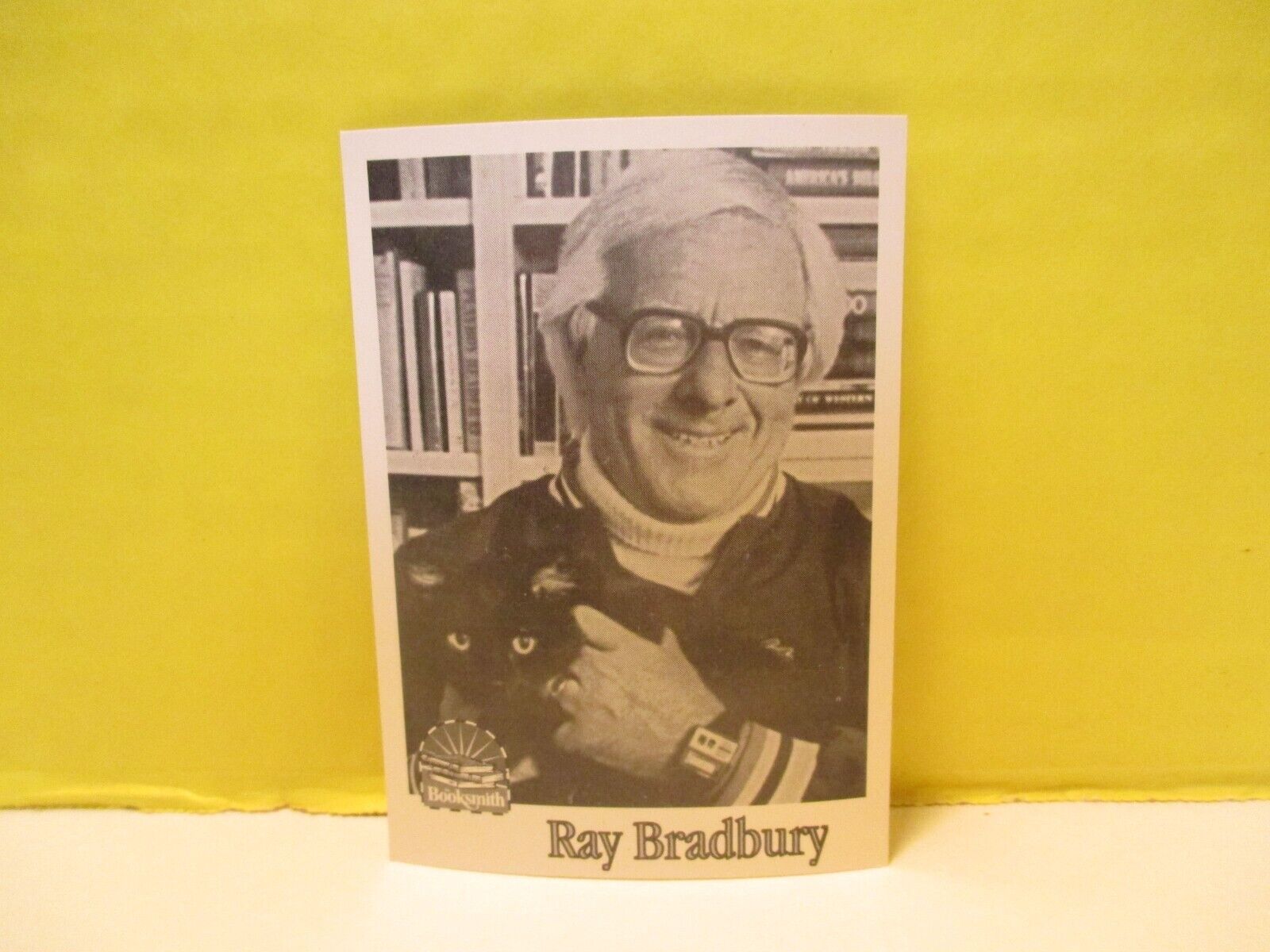 Booksmith Author Trading Card #168 RAY BRADBURY 1996 for QUICKER THAN THE EYE