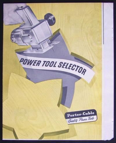1959 Porter Cable Power Tools Catalog magazine pullout
