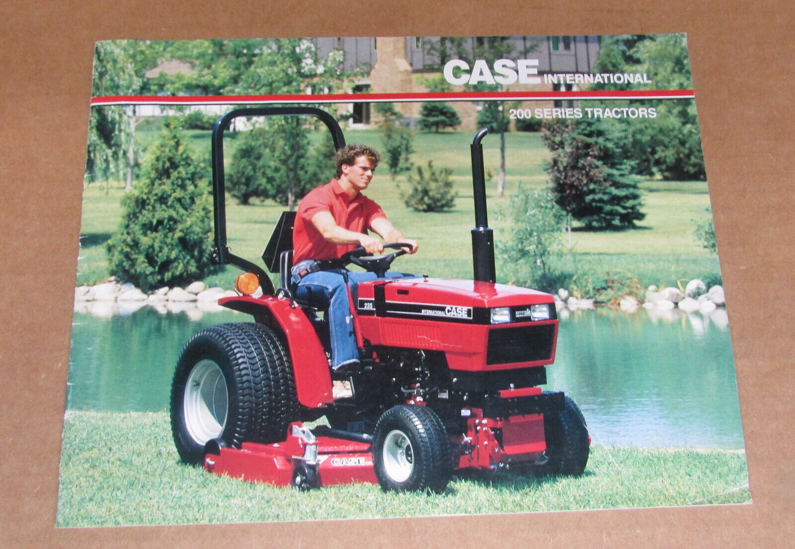 Case IH 200 Series Utility Tractors Old Sales Brochure