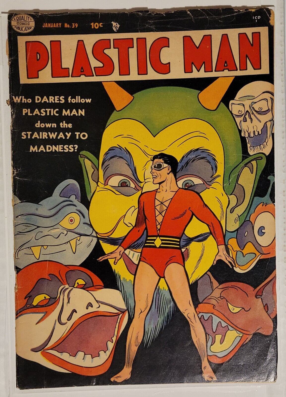 PLASTIC MAN #39 Quality Golden Age Jack Cole Comic CB160