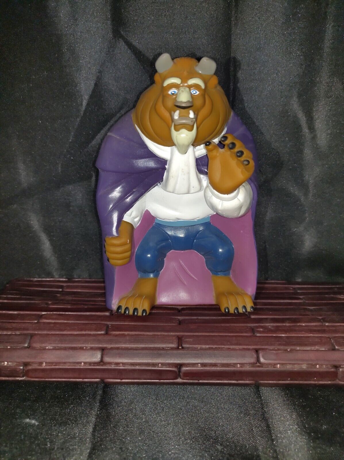Vintage 1992 Pizza Hut Disney Beauty And The Beast Rubber Hand Puppet Beast