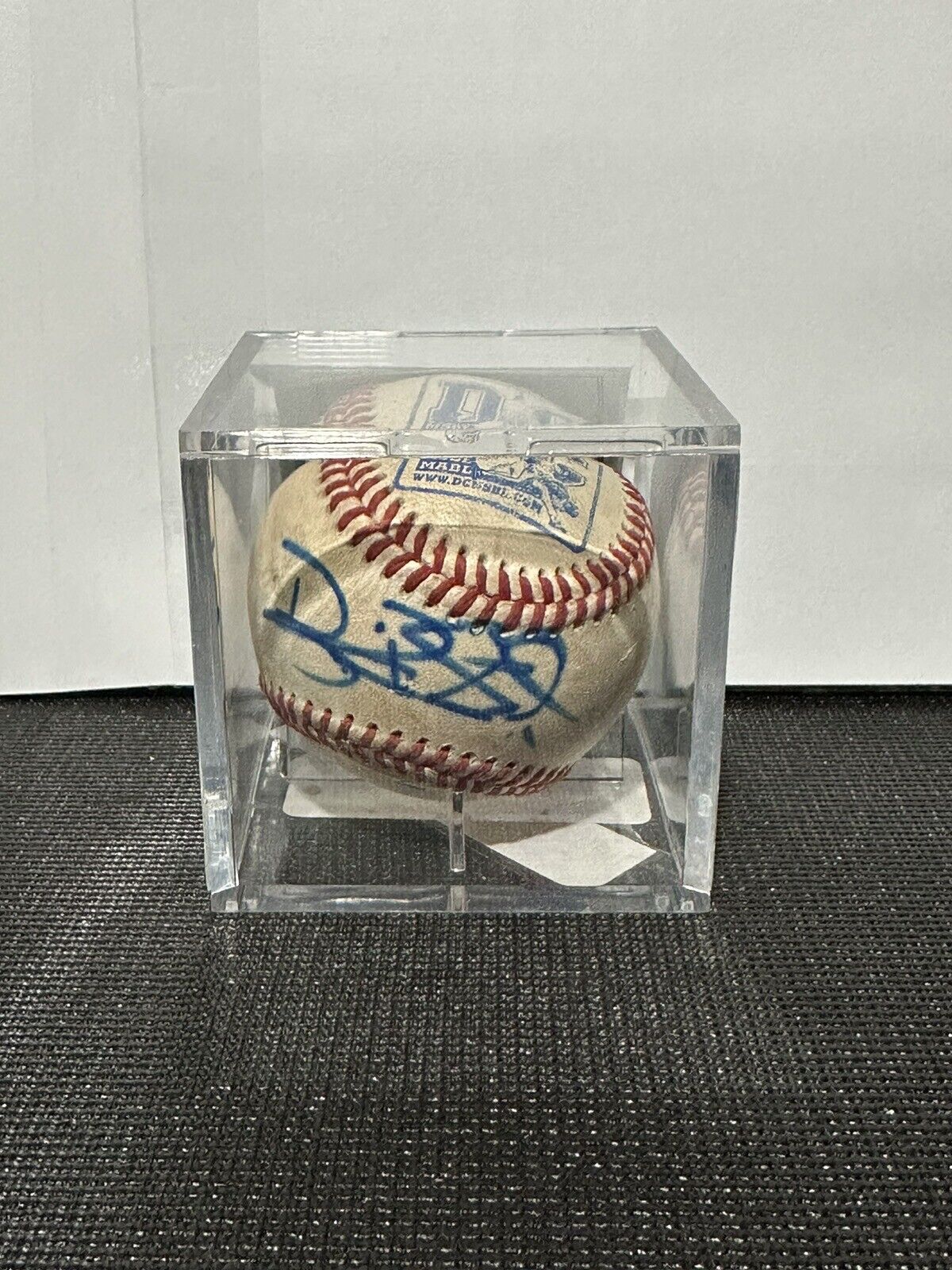 Signed Brian Roberts Baseball COA from RJB Enterprise with a hard protector