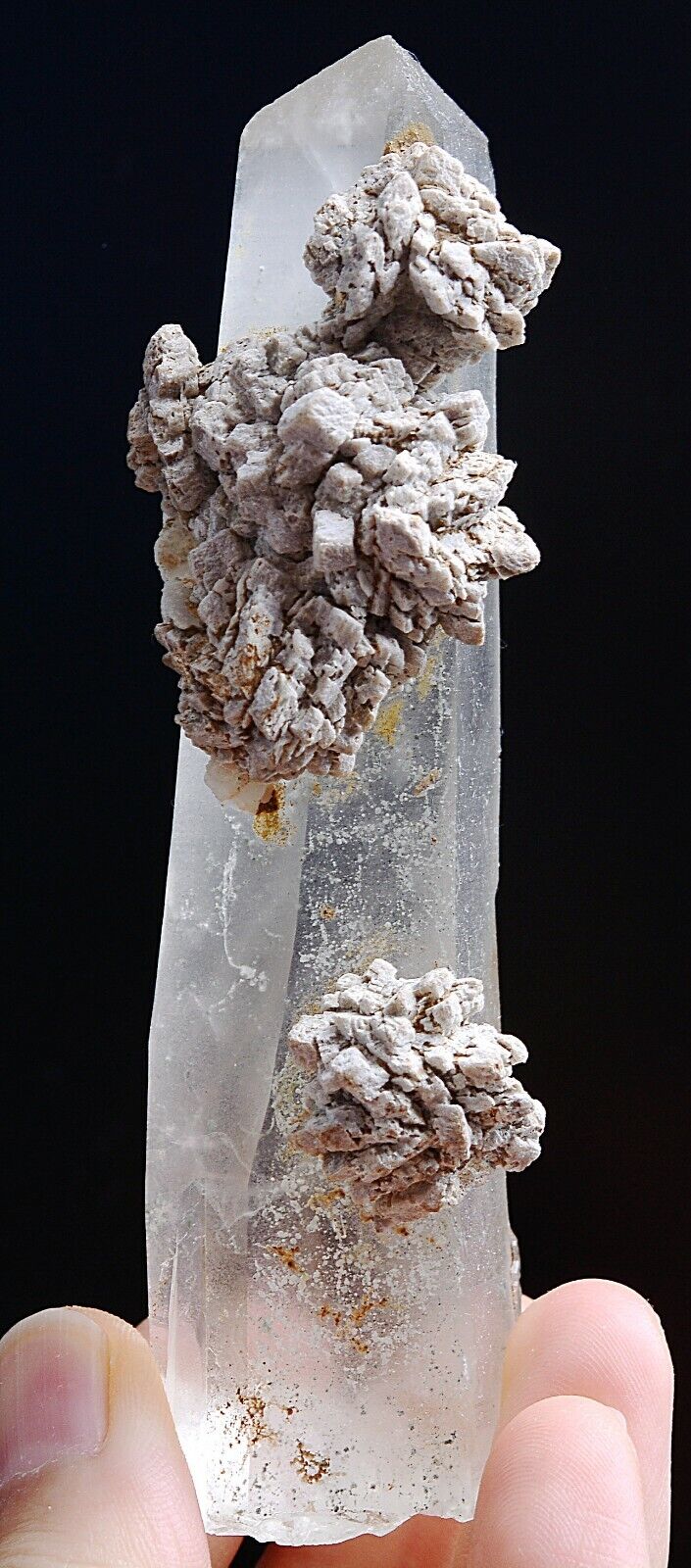 99g Natural QUARTZ Crystal Calcite Mineral Specimens /Inner Mongolia  China