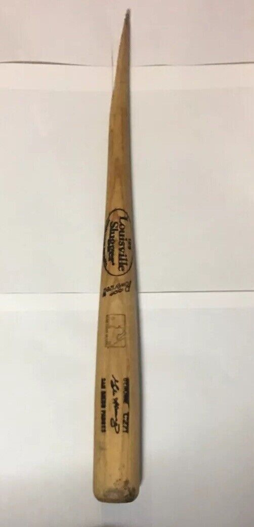 Gabe Alvarez Partial Game Used Baseball Bat