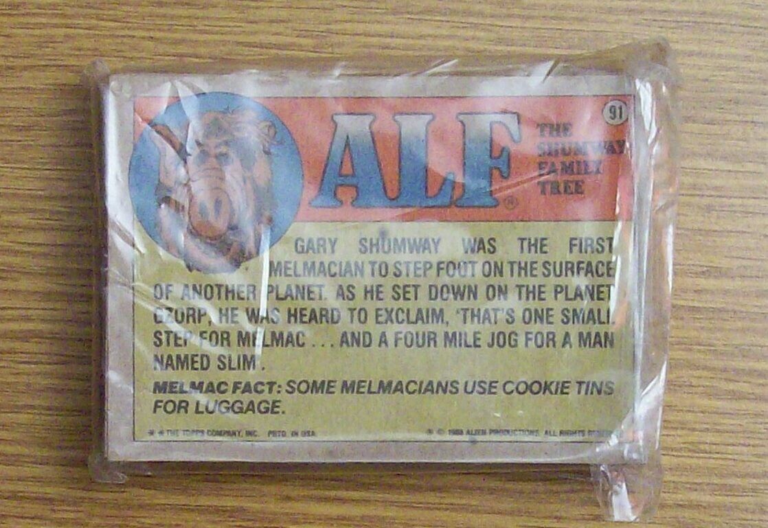 1988 Topps Alf #60-91 Trading Card SET (30) w/ cellophane wrapper