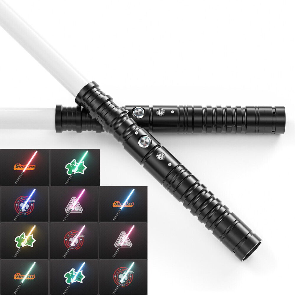 2in1 RGB Star Wars Lightsaber Fx Dueling Force 11 Colors Change Metal Hilt USB