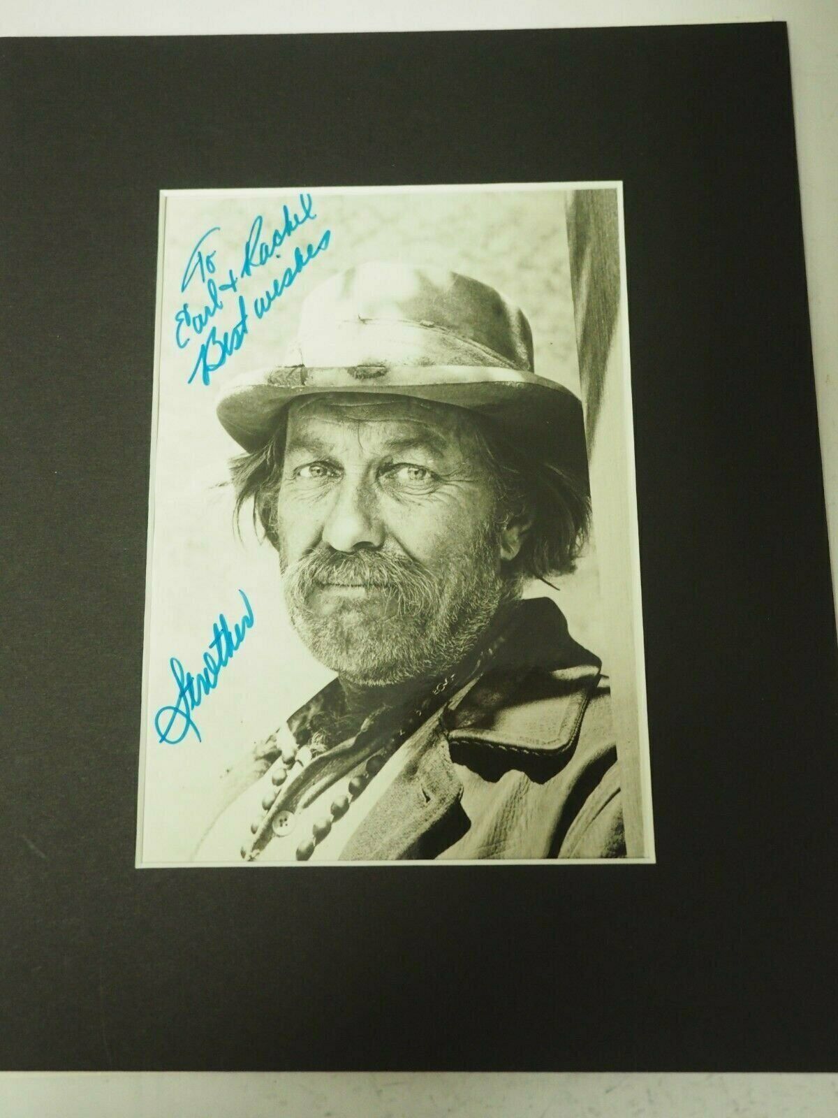 Strother Martin autographed signed B&W Photo 5\