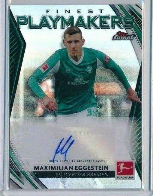 2020-21 Topps Finest Soccer Bundesliga Maximilian Eggestein Auto /104