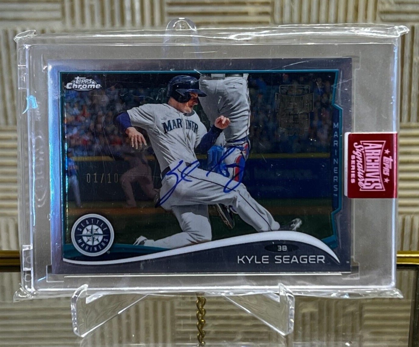 Kyle Seager 2019 Topps Archives Auto SSP ⚾️⚾️⚾️ 01/10 First One On Card Auto