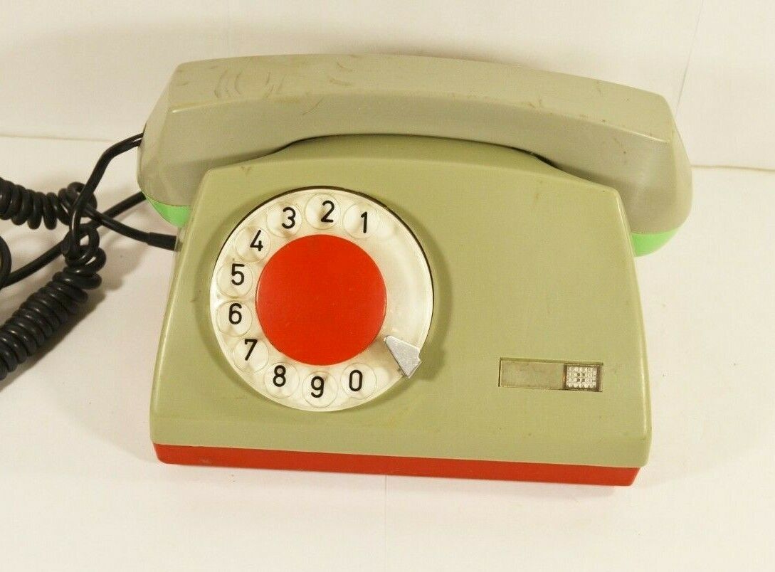 Old Soviet RotaryTelephone Poland 1980s