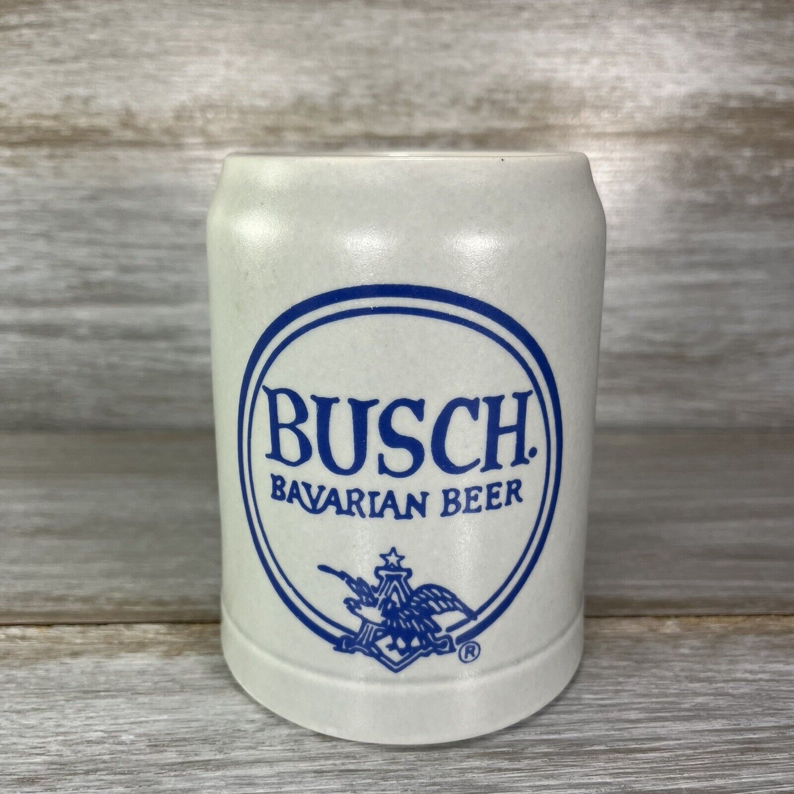Vintage ANHEUSER BUSCH Busch Bavarian Beer Beer Stein Mug Ceramarte 5 Inch Tall