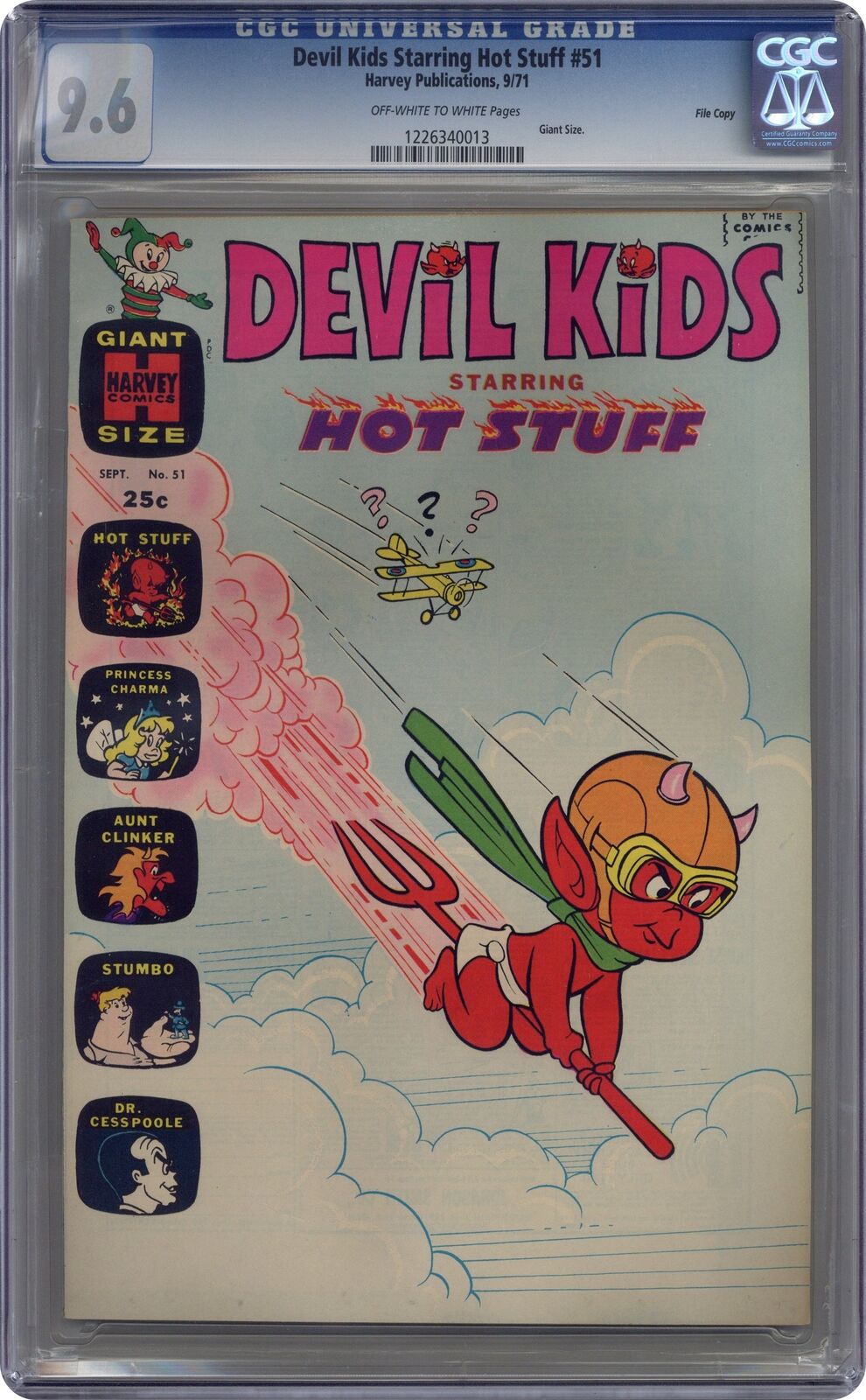 Devil Kids Starring Hot Stuff #51 CGC 9.6 1971 1226340013