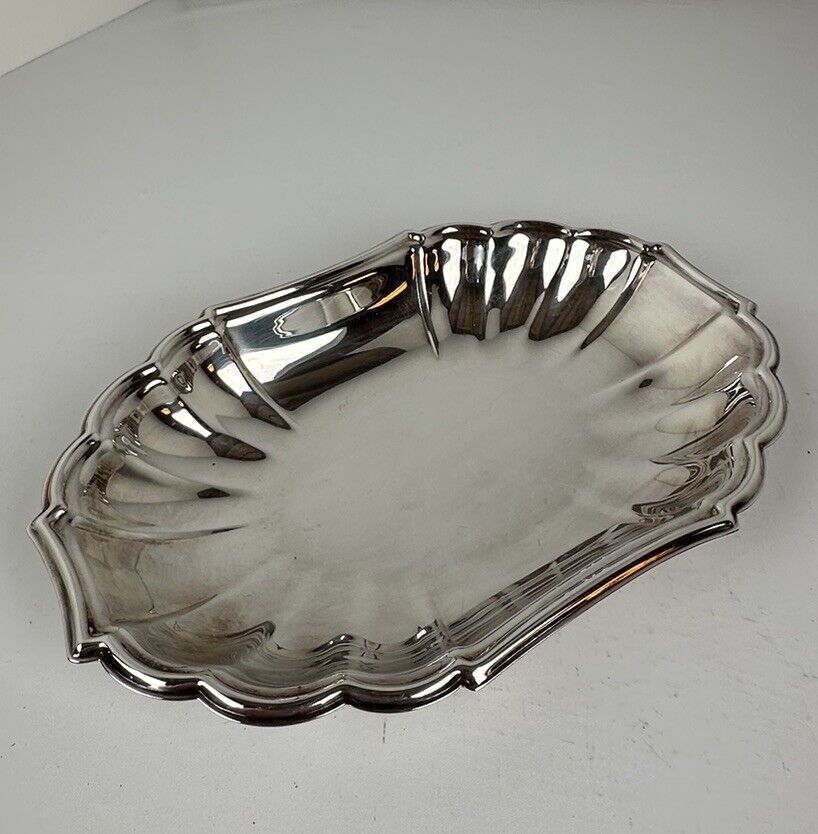 Silver Plate Gorham Heritage Collection Candy Dish Condiment #YH12 New 8.5x5.5\