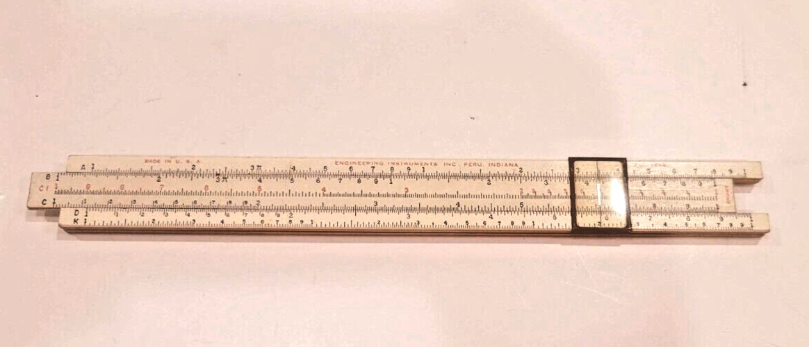Pickett US Air Force Aerial Photo Slide Rule Type A-1 Model 52T