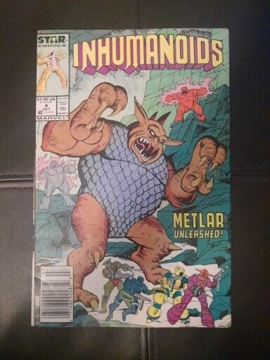 Inhumanoids, The #4 Marvel | Star Comics Metlar Newsstand 