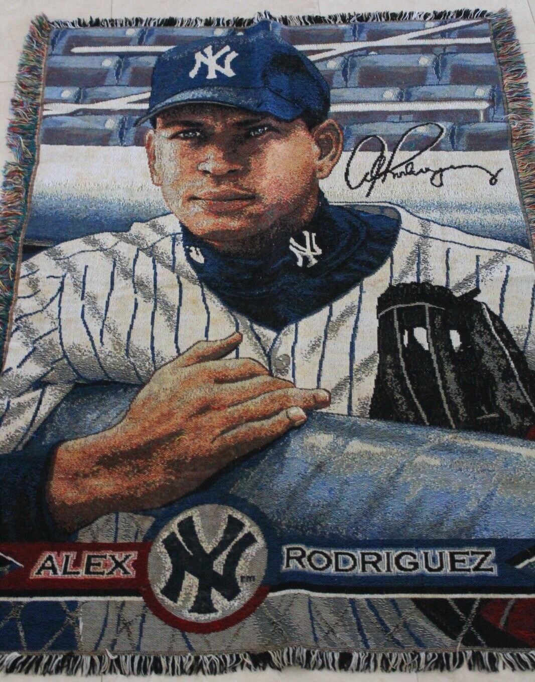 A-Rod Alex Rodriguez Yankees Throw Blanket Northwest Company