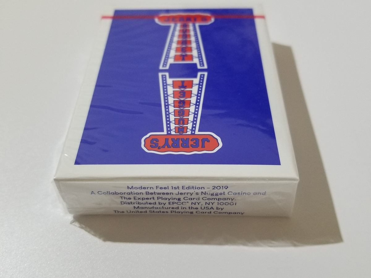 Modern Feel Jerry's Nuggets (2019 1st Edition Blue) Playing Cards- Kick Starter