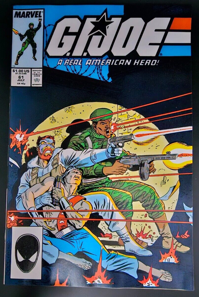 GI JOE No. 61 A Real American Hero 1987 Marvel Comics \