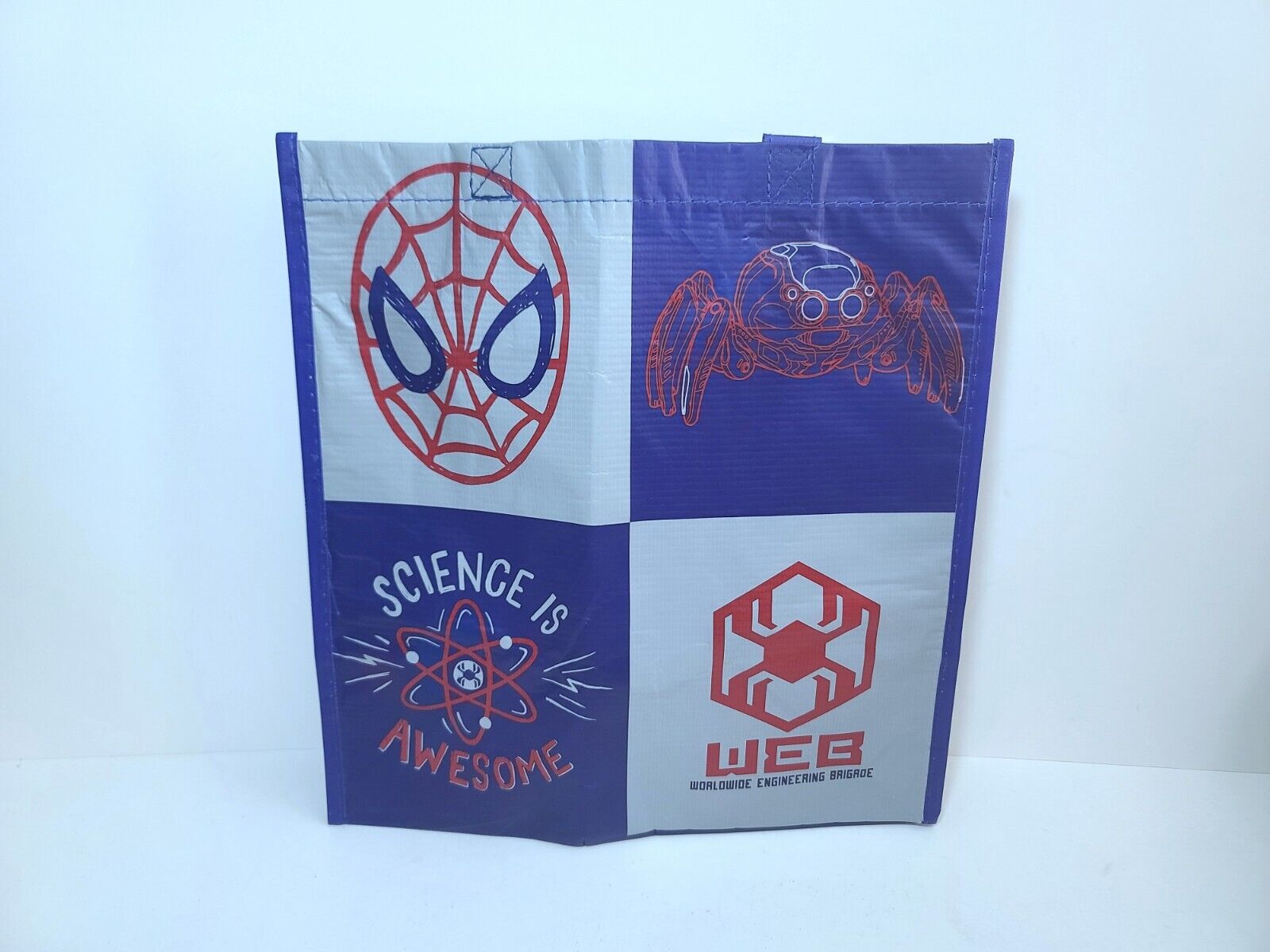 Disney Parks Avengers Campus Spider-man Team WEB Small Reusable Tote Bag 